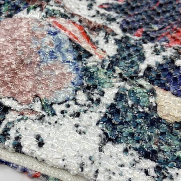 DRA | Multicolor Floral Textured Bralette Crop Top Small - Picture 5 of 10